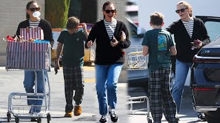 Jennifer Garner is back to spending some fun time with her and Ben Afflecks beloved son Samuel [upl. by Allebasi821]