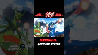 Ash Greninja 🔥 VS Mega Sceptile pokemon viral shorts shortsfeed [upl. by Derek]