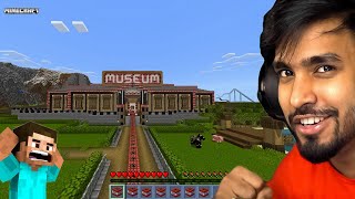 Minecraft Techno Gamerz Castle Museum Distroy TechnoGamerzOfficial [upl. by Eenrahc]