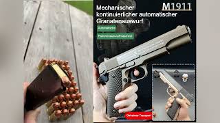 💫Neue Replik M1911💥Tragbares Selbstverteidigungsgerät [upl. by Warram]