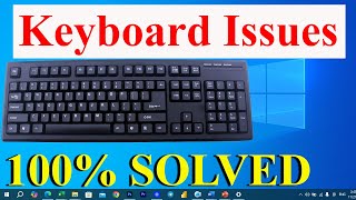 Keyboard Not Working in Windows 10 11  Fix Some Keys Not Working on Laptop Keyboard [upl. by Muhan719]