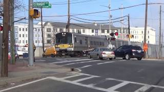 LIRR Wyandanch  Train Leaving Station [upl. by Noryv]