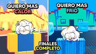 QUIERO MAS CALOR 🔥 QUIERO MAS FRIO 🧊 TODOS LOS FINALES COMPLETO [upl. by Almap]