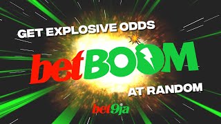 Introducing Bet9jas betBOOM  Get Ready For Explosive Odds 💣 [upl. by Otit]