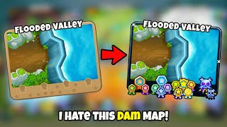 How Fast Can You Black Border Flooded Valley in BTD6 [upl. by Savihc80]