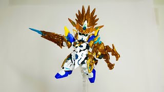 SD Gundam Long Zun Liu Bei Unicorn Gundam  Unboxing  Build  Review  Eng sub  Ind sub [upl. by Cherin]