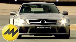 Mercedes SL 65 AMG Black Series Test auf der Rennstrecke [upl. by Albemarle]