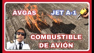 Que tipo COMBUSTIBLE usa un AVIÓN  🔴 jet vs avgas [upl. by Bartram]