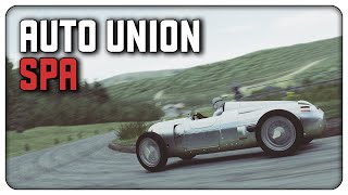 Auto Union Hotlap at Spa  HSS 1934 Grand Prix Championship  Assetto Corsa [upl. by Honoria]