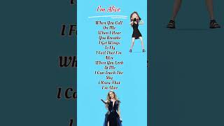 Im Alive  Celine Dion Lyrics [upl. by Aytac]