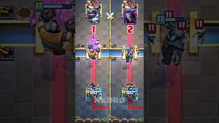 Mega Knight VS PEKKA  Who is better at defending these cards gaming supercell clashroyale [upl. by Anaili]