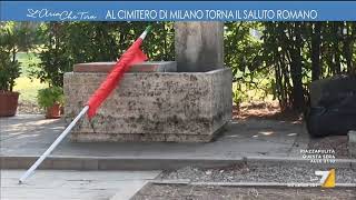 Al cimitero di Milano torna il saluto romano [upl. by Suoinuj748]