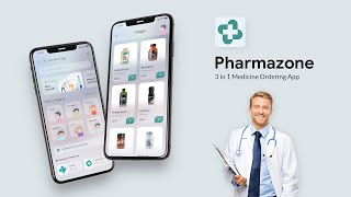 Online Medicine Ordering Android App  iOS App l 3 Apps l Pharmacy Store App l Flutter l Pharmazone [upl. by Alveta]