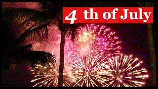 4th of July 2018 Downtown Miami Fireworks [upl. by Nedla]