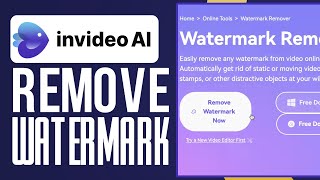 How To Remove Watermark From Invideo AI New Update [upl. by Ahsyia]