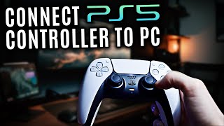 How to Connect PS5 Controller to PC BluetoothWirelessWired  How to Use PS5 controller on PC [upl. by Hasty]