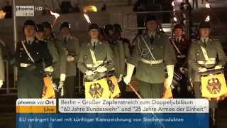 Großer Zapfenstreich „60 Jahre Bundeswehr“ [upl. by Dario828]