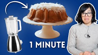 1Minute Blender Cake SO Good Youll Get Marriage Proposals  Husband Catcher Cake [upl. by Catie]