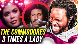 YES FIRST TIME HEARING The Commodores  Three Times A Lady  REACTION [upl. by Akinod227]