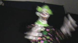 PosionPropscom CT302 CLOWN TWITCHER Haunted House Prop [upl. by Anaigroeg]