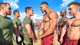 US MARINES VS BODYBUILDERS Who Is Stronger [upl. by Avid]