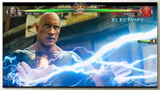 Black Adam vs Justice Society with Healthbars [upl. by Chong241]