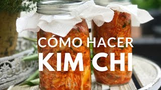 Cómo hacer el KIM CHI un fermento vegetal koreano [upl. by Aisetal]