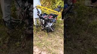 bike rider accident 😪😪😪  this video for bike rider bike rider shorts shortsfeed shortsyoutube [upl. by Thesda]