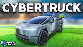 Is the NEW Rocket League Cybertruck actually any good First Look Gameplay [upl. by Shamma]