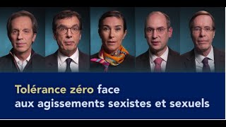 TOLÉRANCE ZÉRO FACE AU SEXISME  TOUS MOBILISÉS [upl. by Arriec750]