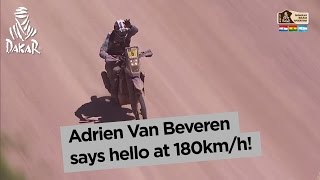 Stage 2  Top moment Van Beveren at 180kmh  Dakar 2017 [upl. by Eicarg]