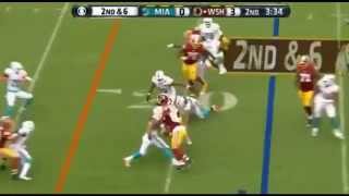 Ndamukong Suh Kicks Redskins RB Alfred Morris Helmet Off [upl. by Atnoed869]