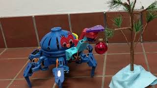 Hexapod Decorates Christmas Tree with Grip Arm [upl. by Cleres]