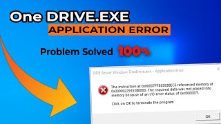 One driveexe Application Error DDE Server Windows Problem Solved 100 [upl. by Ennelram795]