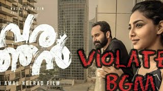 VARATHAN VIOLATED BGM SUSHIN SHYAM AMAL NEERAD FAHAD FASIL [upl. by Lorelle]