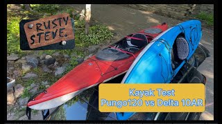 Kayak Test Pungo120 vs Delta 10AR [upl. by Jeannette]