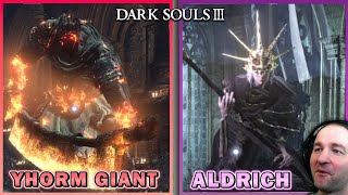 Aldrich And Yhorm The Giant  Dark Souls 3  Part 9 [upl. by Ynatirb461]