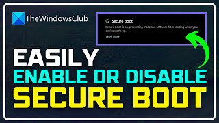 How to ENABLE or DISABLE secure boot in Windows 11 COMPLETE GUIDE [upl. by Retnyw]