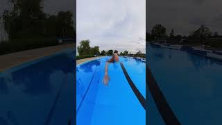 Easy and relaxed freestyle swimming swimming [upl. by Icyaj]