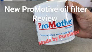 ProMotive oil filter Review [upl. by Shirlee566]