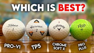 I was SHOCKED at the result Build My Bag  Golf Balls  Vice vs ProV1 vs TP5 vs Chrome Soft X [upl. by Eigla420]