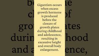 What Is The Difference Between Gigantism And Acromegaly shorts [upl. by Colombi]