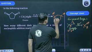 In the following reaction ampnbsp How many different diols are formed as a result of nucleophilic [upl. by Phelia]