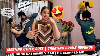 Meeting Other Boys  Cheating Prank Revenge on Boyfriend Gone Extreme  He Slpped Me [upl. by Eimmit955]