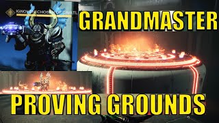 Destiny 2 Grandmaster Nightfall Proving Grounds Guide amp Master Boss Fight [upl. by Favien]