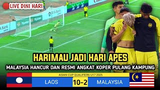 🔴GEMPARKAN ASEAN DINI HARI  LAOS U17 10 VS MALAYSIA U17 2  Asean Cup Qualifiers U17 2025 [upl. by Moore]