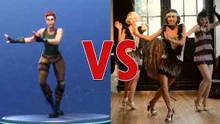 Fortnite Flapper Dance in Real Life  Flapper Emote vs The Charleston Dance [upl. by Teddie328]