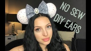 The BEST DIY Disney Ears  NO SEW [upl. by Sauncho]