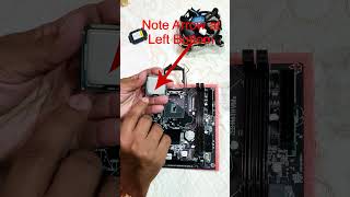 installing a Intel CPU into an Zebronics motherboard shorts [upl. by Aisila]