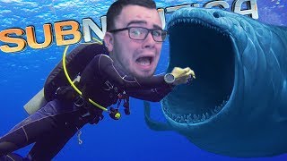 EXPLORING THE SCARY DEPTHS OF THE OCEAN  Subnautica 3  PART 1 Full Release [upl. by Errised]